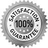 100% satisfaction guarantee 